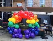 Pride Coloured Balloon Circle ( 100% Biodegradable )