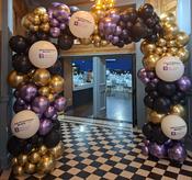 Square Balloon Arch with Branding image