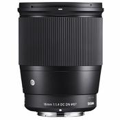 Sigma 16mm F1.4 DC DN Contemporary Lens for Fujifilm X