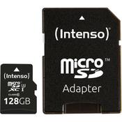 Intenso 128GB microSDXC UHS-I Professional U3 V30 Card (100MB/s)