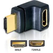 Delock Adapter HDMI male > HDMI female 90° up