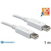 Delock Cable Thunderbolt male / male 1 m white