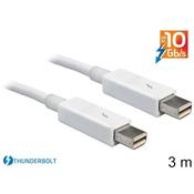 Delock Cable Thunderbolt male / male 3 m white