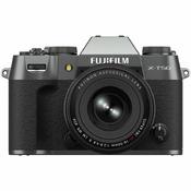 Fujifilm X-T50 Charcoal Silver Camera with XF 16-50mm R LM WR Lens