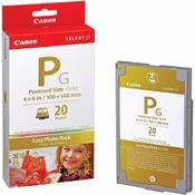 Canon E-P20G Ribbon/ Paper Set 20 Sheets / Gold Ink