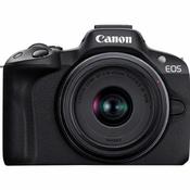 Canon EOS R50 Black Camera with RF-S 18-45mm IS STM Lens image