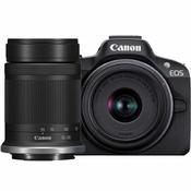 Canon EOS R50 Black Camera with RF-S 18-45mm &amp; 55-210mm Lenses image