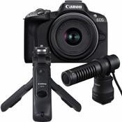 Canon EOS R50 Creator Kit with Black Camera &amp; RF-S 18-45mm IS STM Lens