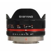Samyang AF 7.5mm F3.5 Fisheye Black Lens for Micro 4:3 Camera