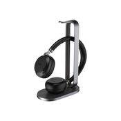 Yealink BH72 Dual Bluetooth Headset UC with charging stand | Conversation Piece image