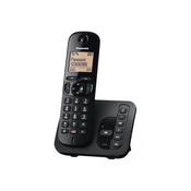 Panasonic KX-TGC260EB - Cordless phone - answering system with caller ID/call waiting - DECTGAP - black | Conversation Piece image