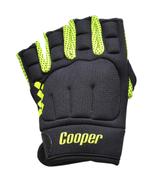 Kids Hurling Gloves Black &amp; Neon Green - Left Hand