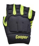 Kids Hurling Gloves Black &amp; Neon Green - Right Hand