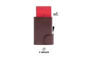 C-Secure PU Leather Wallet Light Brown image