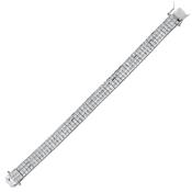 Sterling Silver 3 Row Tennis Bracelet image
