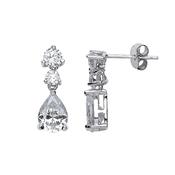 Sterling Silver Teardrop Earrings image