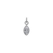 Sterling Silver Marquise Shape Pendant image