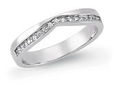 Sterling Silver Shaped Eternity Ring image