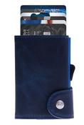 C-Secure Prestige Leather Wallet Navy image
