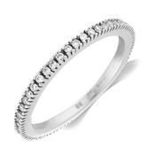 Gold Three Quarter Claw Set Round Brilliant Diamond Ring 25 pts image