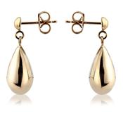 9Ct Yellow Gold Drop Earrings image
