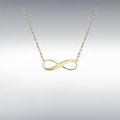 Gold Infinity Necklace image