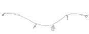 Silver Communion charm bracelet. image