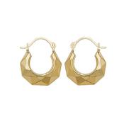 Gold Creole Hoop Earrings image