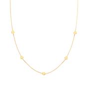 9ct Yellow Gold Star Necklet image