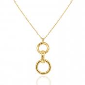 9ct Circles Pendant Necklace image