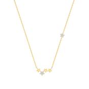 9CT YEL GOLD MULTI STAR NECKLET image