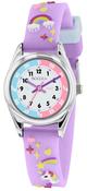 Tikkers Time Teacher Purple Unicorn Girls Watch image