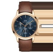 DW Iconic Chronograph 42 St Mawes RG Arctic Sunray image