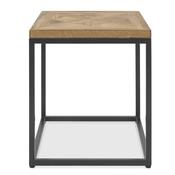 Inishmore Oak and Metal Side Table image