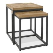 Inishmore Metal and Wood Nest of Tables image