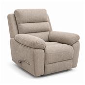 Aldora Light Brown Fabric Recliner Armchair image