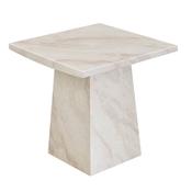 Aslan Square Marble Lamp Table