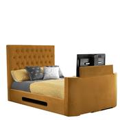 Beverly Hills Velvet TV Bed Frame - 6' Super King image