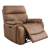 Biarritz Brown Electric Recliner Armchair image