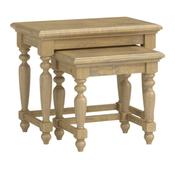 Carmen Rustic Wood Nest of Tables image