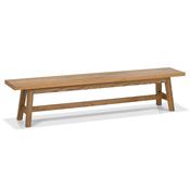 Chambery Rustic Oak Dining Bench image