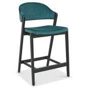 Chambery Retro Velvet Bar Stool image