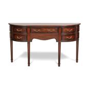 French Bow Front Console Table