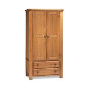 Dunloe 2 Door Solid Oak Wardrobe image