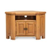 Dunloe Oak Corner TV Stand image