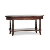French Oval Coffee Table with Shelf image