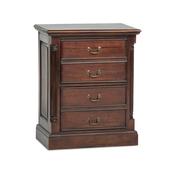 French Mahogany Filing Cabinet image
