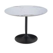 Cormac White Sintered Stone Round Dining Table image