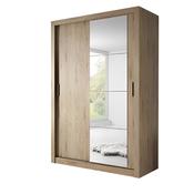Darby Mirrored Oak Sliding Wardrobe image