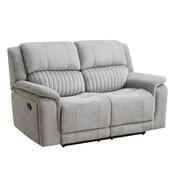 Delphine Grey Fabric 2 Seater Manual Recliner Sofa